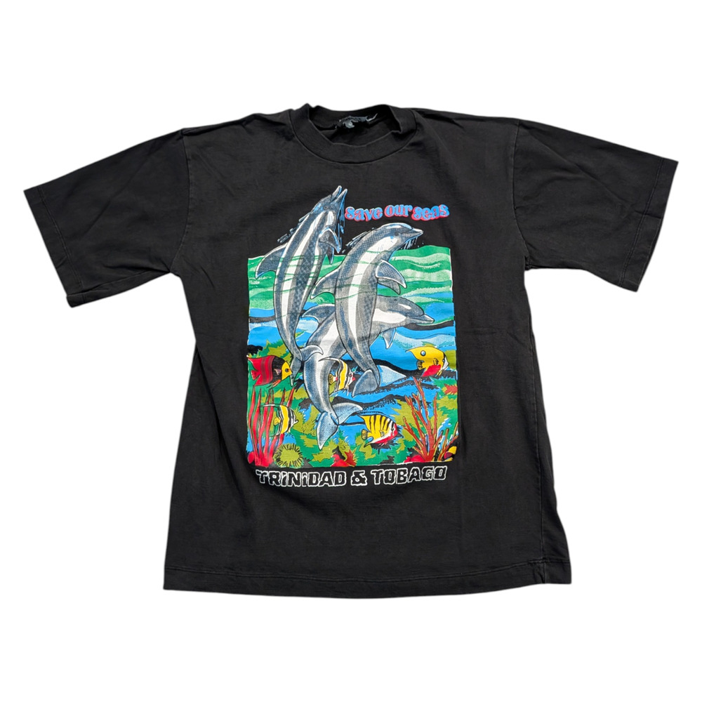 90s Save Our Seas Trinidad & Tobago Short-sleeve T-shirt
